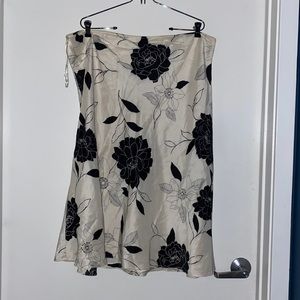 Kate Hill silk floral skirt size 20W